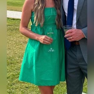 Green babydoll dress size S